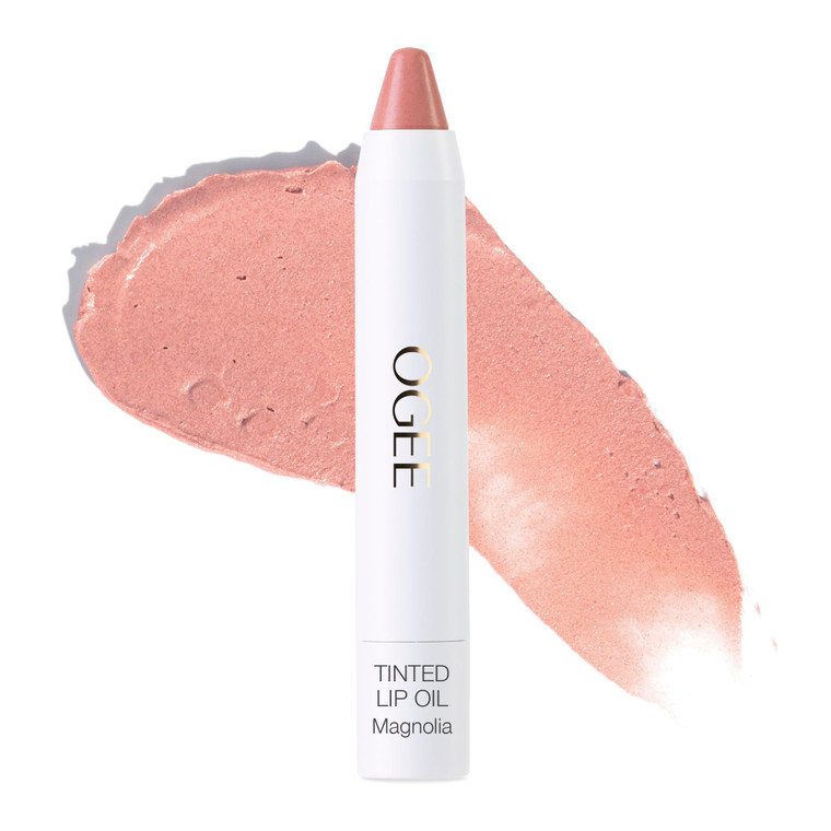Ogee Tinted Sculpted Lip Oil - Lip Stain Made with 100% Organic Coconut Oil, Jojoba Oil, and Vitamin E - Best as Lip Balm, Lip Color or Lip Treatment