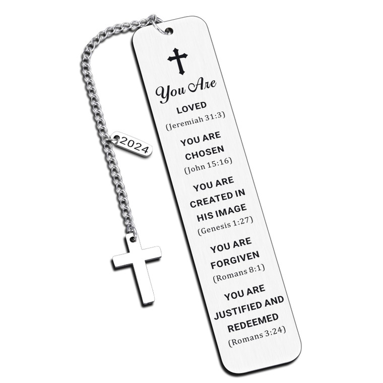 Bible Bookmark, Bible Study Supplies, Baptism Gifts for Boy Girl, Christian Gifts for Girls Boys, Religious Birthday Gifts for Women, Bible Accessori