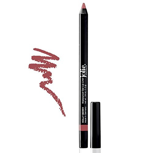 Jolie Cosmetics Waterproof Gel Lip Liner - Super Smooth, Extra Long-Wear (Holly Berry)