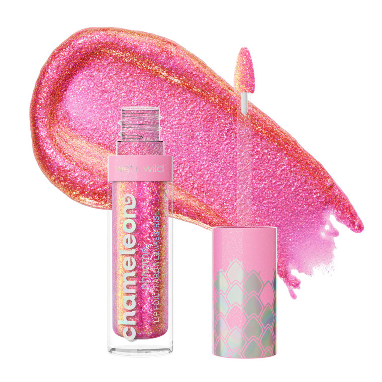 wet n wild Chameleon Chrome Lip Foil, Bold Light-Reflecting Pigments, Multidimensional Shine, Non-Sticky Smooth Formula,Vegan & Cruelty-Free - Halo's