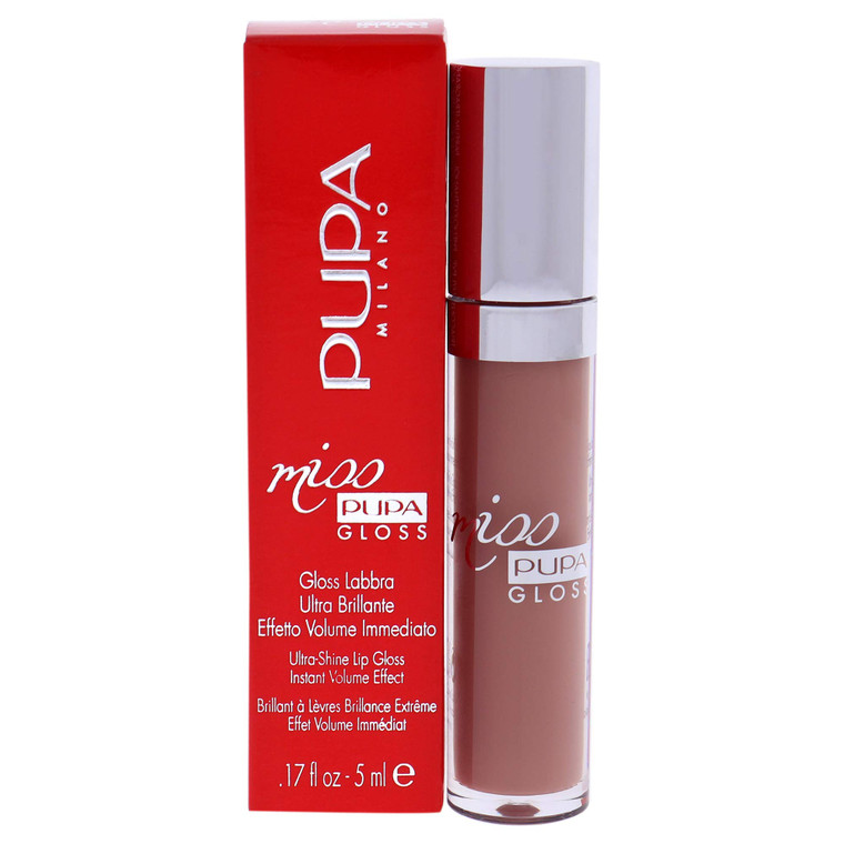 PUPA Milano Miss PUPA Milano Lip Gloss - Shiny, Smooth, Plump - Soft, Innovative Gel Texture - Glides Smoothly On Lips - For A Moisturizing And Volum