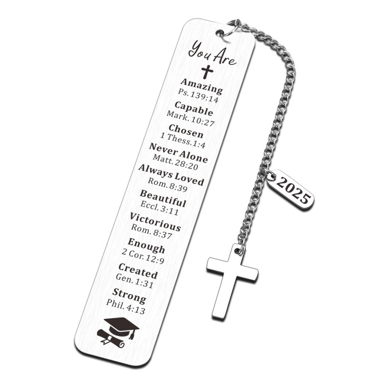 Masters Degree Graduation Gifts, High School Graduation Bookmark 6th Grade Students School Supplies for Boys Girls Off to College White Elephant Gift