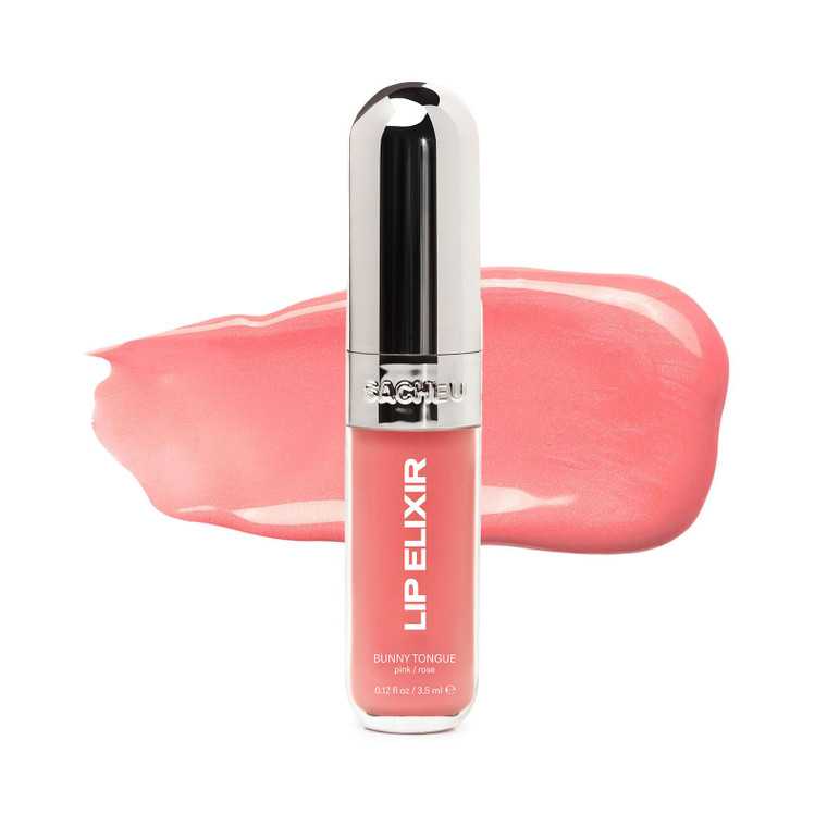 Sacheu Lip Elixir Nourishing and Hydrating Lipgloss  Moisturizing Plumping Lip Gloss Enriched with Collagen, Non-Sticky Lip Color Smooth High-Shine