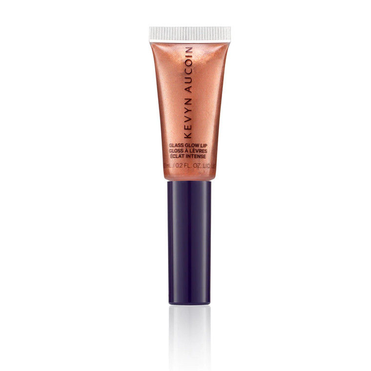 Kevyn Aucoin Glass Glow Lip, Prism Rose: Multi-purpose lip gloss highlighter. 3D reflective glaze, comfortable wearing, non-sticky. Moisturize, prote
