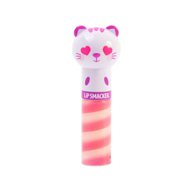 Lip Smacker Lippy Pals Kitty Kitten, Flavored Moisturizing & Smoothing Soft Shine Lip Balm, Hydrating & Protecting Fun Tasty Glossy Finish, Cruelty-F