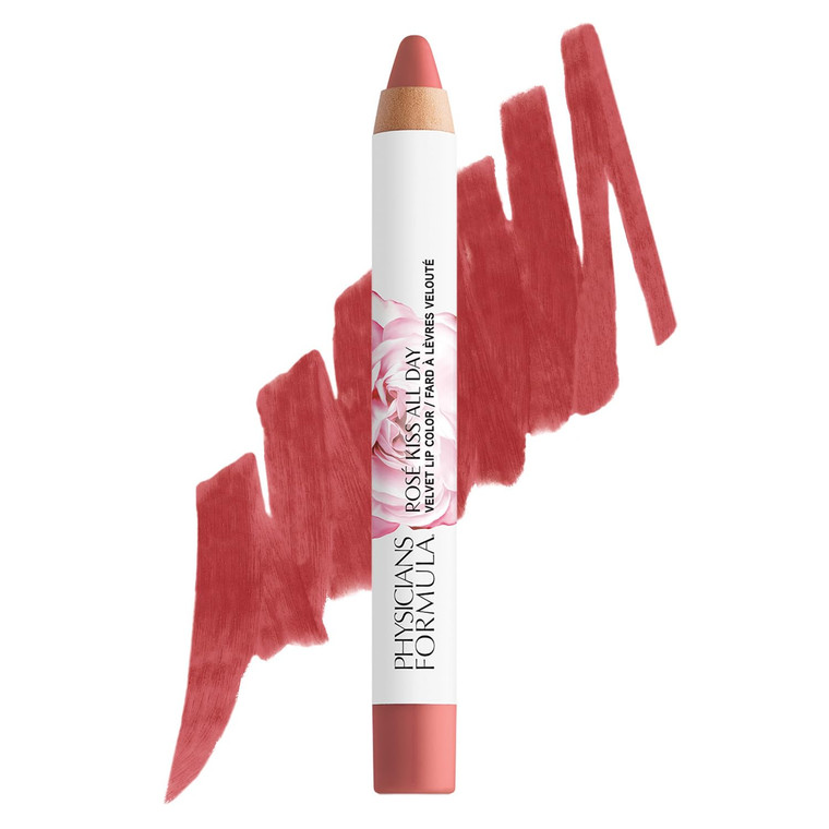 Physicians Formula Rosé Kiss All Day Velvet Lipstick LIp Color Makeup, Red I Do | Dermatologist Tested, Clinicially Tested