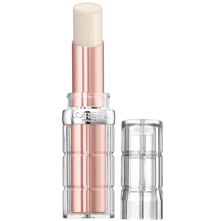 L'Oreal Paris Makeup Colour Riche Plump and Shine Lipstick, for Glossy, Radiant, Visibly Fuller Lips with an All-Day Moisturized Feel, Lychee Plump,