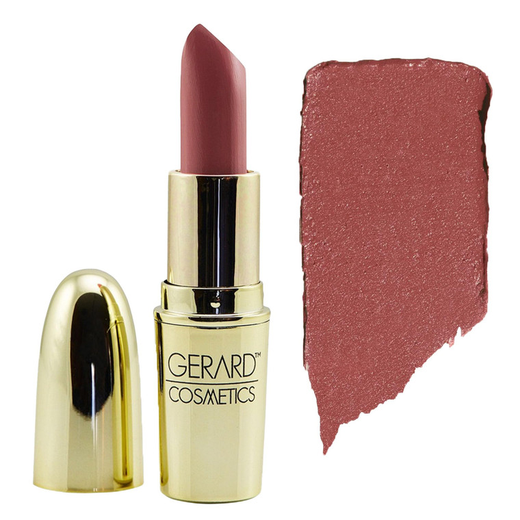Gerard Cosmetics Lipstick French Toast, Warm Nude Lipstick with Comfort Matte Finish, Highly Pigmented, Smooth Formula with Hydrating Ingredients, Cr