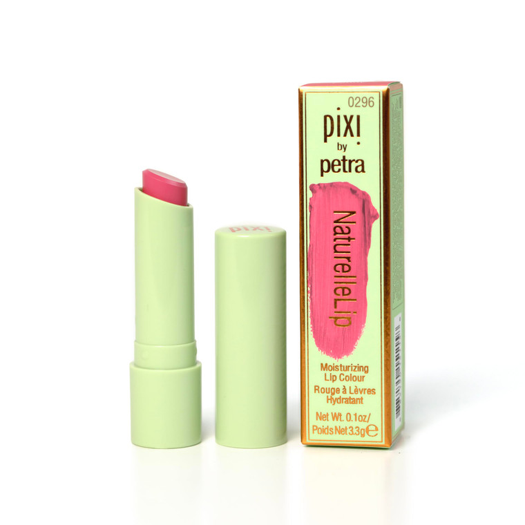 Pixi Beauty Naturelle Lip - Raspberry, Sunflower Based Moisturizing Lipstick, Vitamin E & Jojoba Seed Oil Lip, Demi-Matte Finish