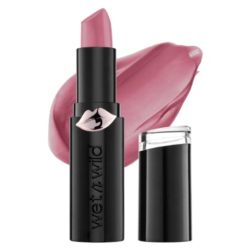 wet n wild Mega Last Matte Lip Color, Semi Matte Hyaluronic Acid Infused, Long Lasting Full Coverage for a Nourishing Pout, Cruelty-Free & Vegan - Ma