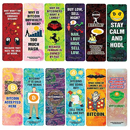 Creanoso Stock Trading Bookmarks Cards (30-Pack)  Premium Gifts Bookmarks for Investors  Stocking Stuffers for Men, Women, Traders  Office Supplie