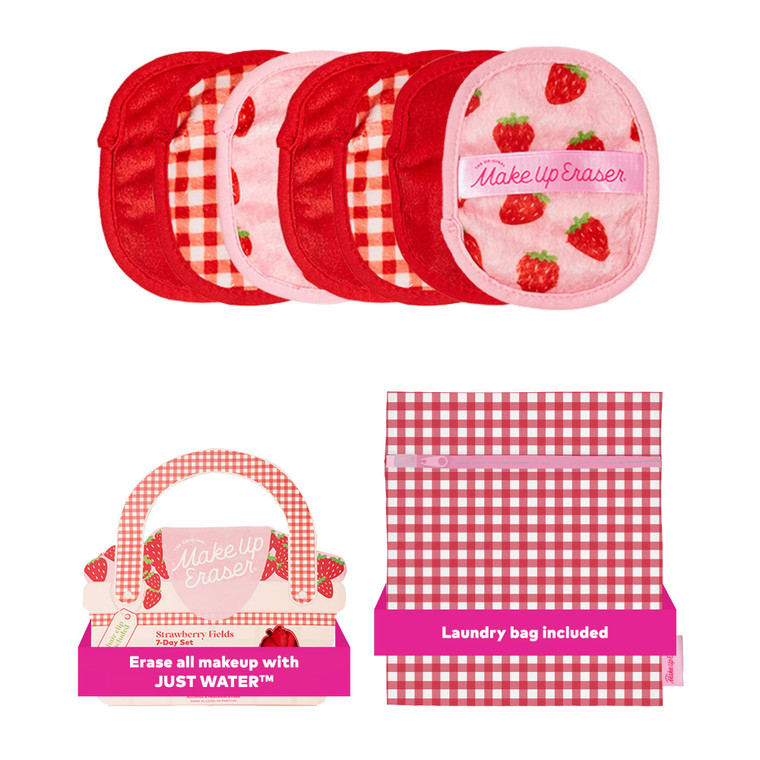 The Original MakeUp Eraser 7-Day Set, Erase All Makeup With Just Water, Including Waterproof Mascara, Eyeliner, Foundation, Lipstick, Sunscreen, and