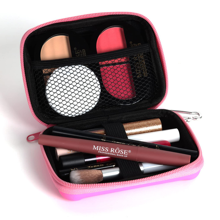 AOLIKOKO All in One Makeup Kit for Women - Full Professional Kit With Pressed Powder, Blush, Eyeliner, Eyeshadow, Mascara, Lip Gloss and Lipstick (Pi