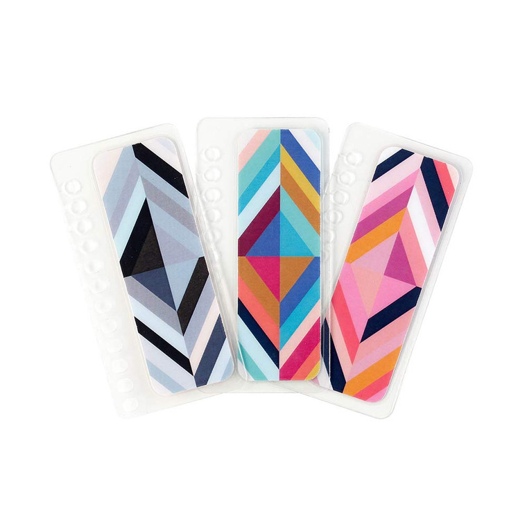 Erin Condren Snap-in Mini Planner Bookmark, Set of 3 Colorful Planner Accessories, Fits Spiral Coiled Notebooks & Agendas, Durable Plastic Page Marke