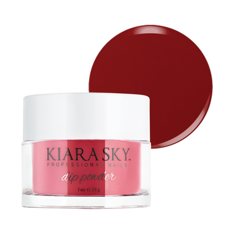 Kiara Sky Dip Powder Red Tones 1 oz, Glamour 101