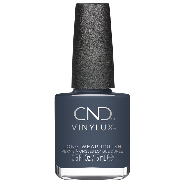 CND Vinylux Longwear Blue Nail Polish, Gel-like Shine & Chip Resistant Color, Denim Patch, 0.5 fl. oz