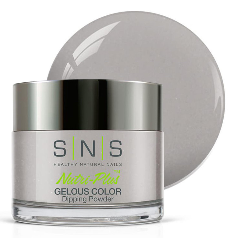 SNS Nail Dip Powder, Gelous Color Dipping Powder - Dusty Chalkboard (Gray/Pastel, Cream) - Long-Lasting Dip Nail Color Lasts 14 Days - Low-Odor & No