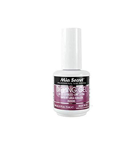 Mia Secret Professional Acrylic Dip System - Odorless Dipping Gel, UV/LED Compatible, 0.5 oz