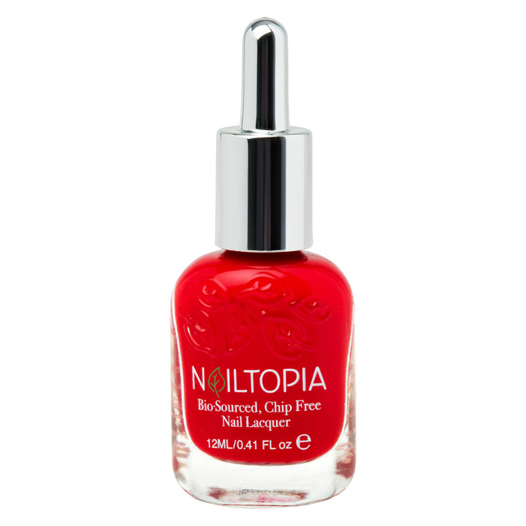 Nailtopia Bio-Sourced, Chip Free Nail Lacquer - All Natural, Strengthening Biotin and Superfood-Infused Polish - Chip Resistant Formula - Quick-Dry,