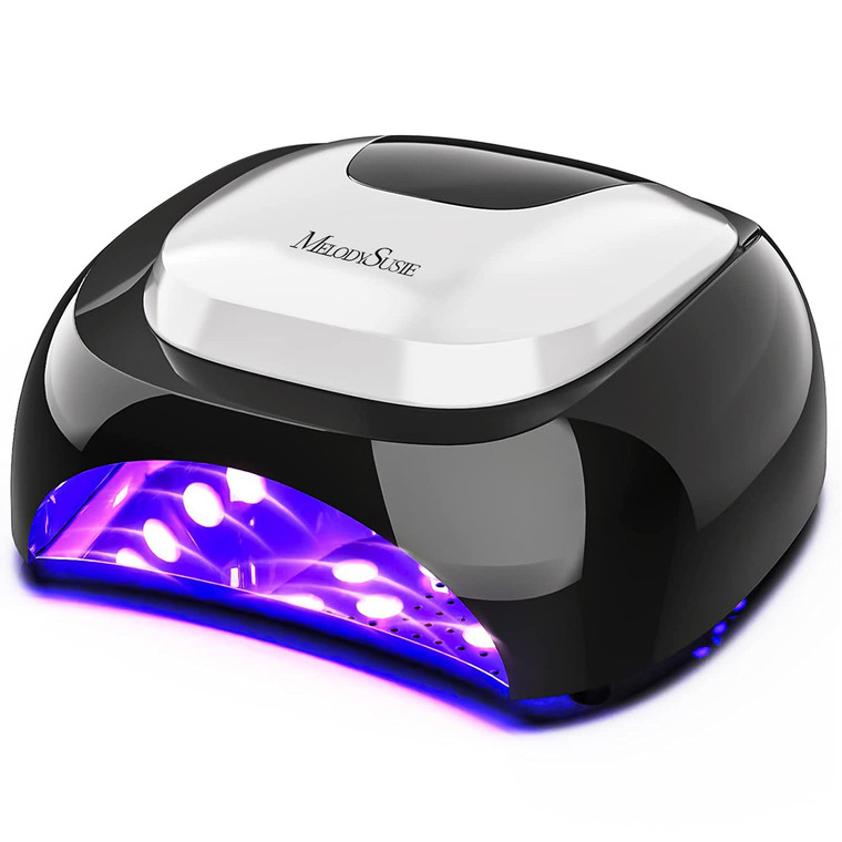 MelodySusie Professional Metal Base UV Nail Lamp, S-Pro27T Fast Curing Nail Dryer with 3 Timers & Smart Sensor for Salon Cures All Gels, Especially H