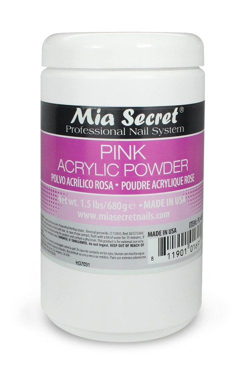 Mia Secret pink Acrylic Powder 1.5 lbs - Made in USA