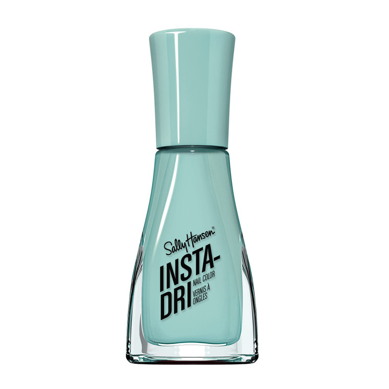 Sally Hansen Insta-Dri Nail Polish | Quick Dry, Long Lasting, Streak-Free Shine | Opaque, Shiny | 510 Gain Mo-Mint-Um | Cool Mint Blue Nail Color.