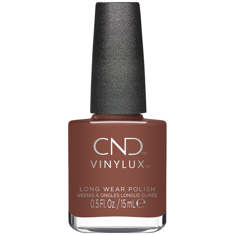 CND Vinylux Longwear Brown Nail Polish, Gel-like Shine & Chip Resistant Color, Toffee Talk, 0.5 fl. oz