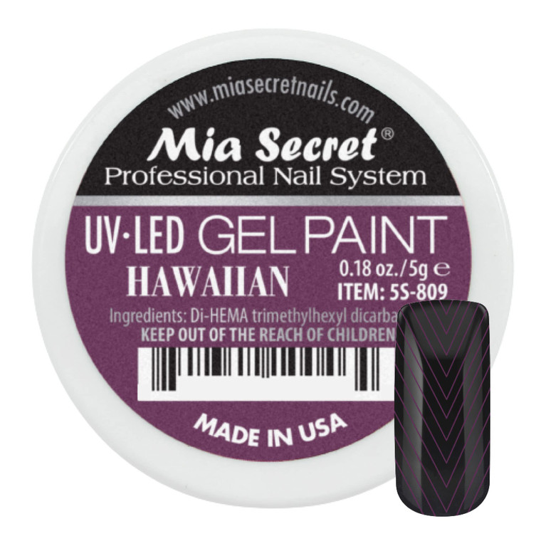 Mia Secret Professional Nail System UV/LED Gel Paint - 5 grams (Hawaiian)