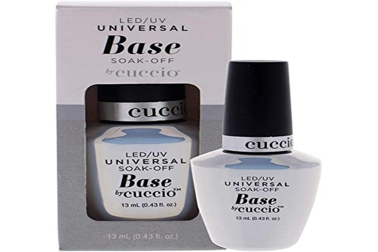 Cuccio Pro LED/UV Universal Soak Off Base - Creates The Perfect Canvas - Adds More Strength To Your Gel Polish - Smoothens Ridges And Imperfections O