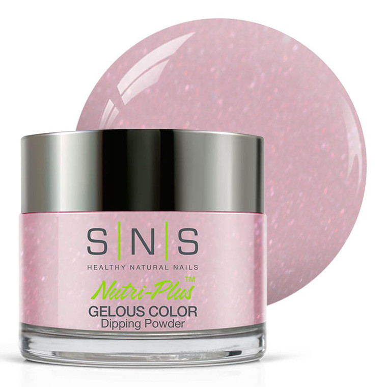 SNS Nail Dip Powder, Gelous Color Dipping Powder - Beyond Ecstasy (Pink/Rose, Shimmer) - Long-Lasting Dip Nail Color Lasts 14 Days - Low-Odor & No UV