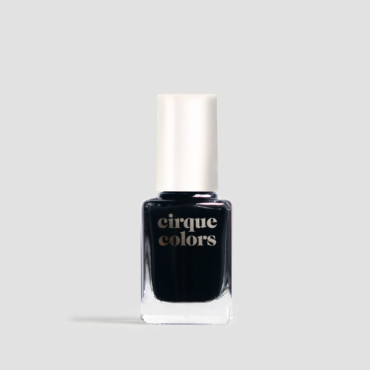 Cirque Colors Creme Nail Polish - Memento Mori - Best Black - 0.37 fl. oz. (11 ml) - Vegan, Cruelty-Free, Non-Toxic Formula