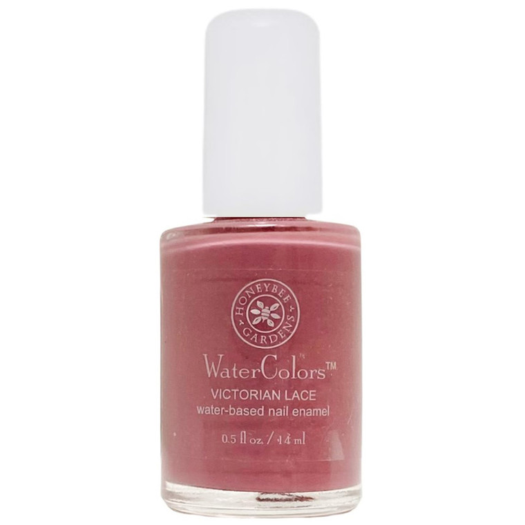 Honeybee Gardens Water-Based Nail Enamel, Victorian Lace, Matte Old Fashioned Rose, Eco-Friendly, Odorless & Vibrant Polish, 0.5 fl oz
