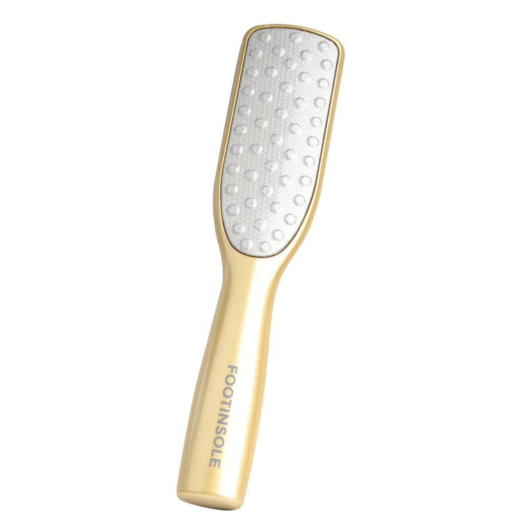 Professional Dual-Sided Foot File : The Essential Callus Remover for Effortlessly Smooth and Soft Feet (Gold)