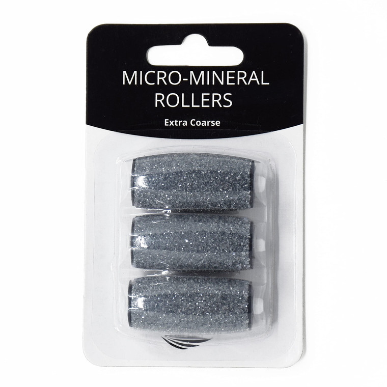 Own Harmony Extra Coarse 3 Refill Rollers Best Fit for Electric Callus Remover CR900 for Men - Pedicure File Tools Foot Care - Replacement Refills 3