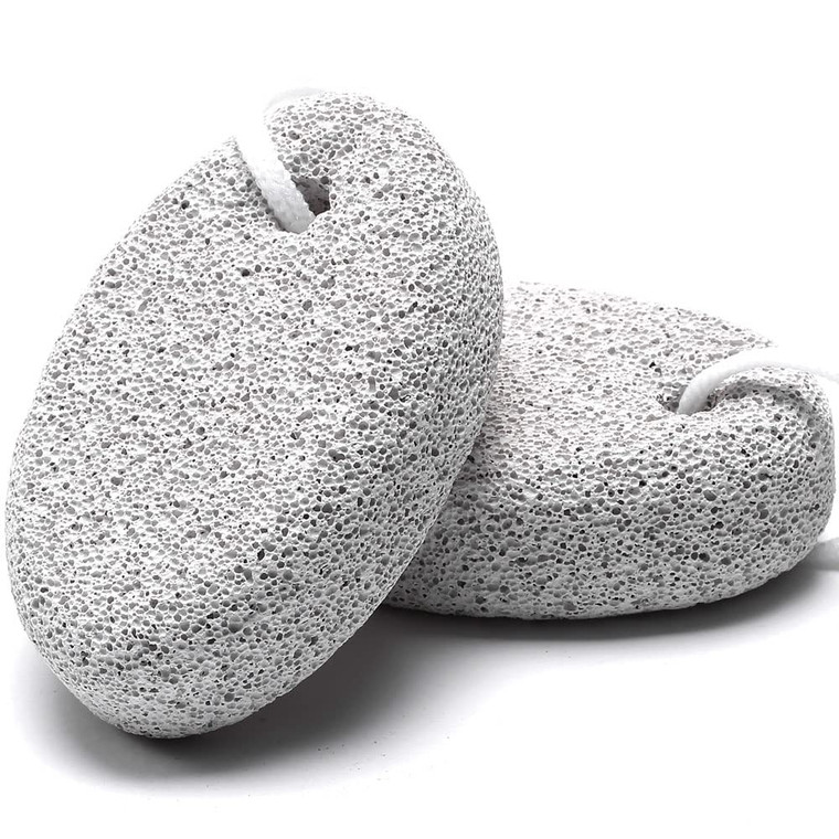 2PCS Natural Pumice Stone for Feet, HOOMBOOM Lava Pedicure Tools Hard Skin Callus Remover for Men/Women Feet and Hands - Natural Foot File Exfoliatio
