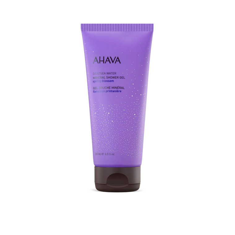 AHAVA Dead Sea Water Mineral Shower Gel, Spring Blossom - Refreshes & Relaxes, Washes Away Dirts & Impurities, Enriched with Exclusive Mineral Blend