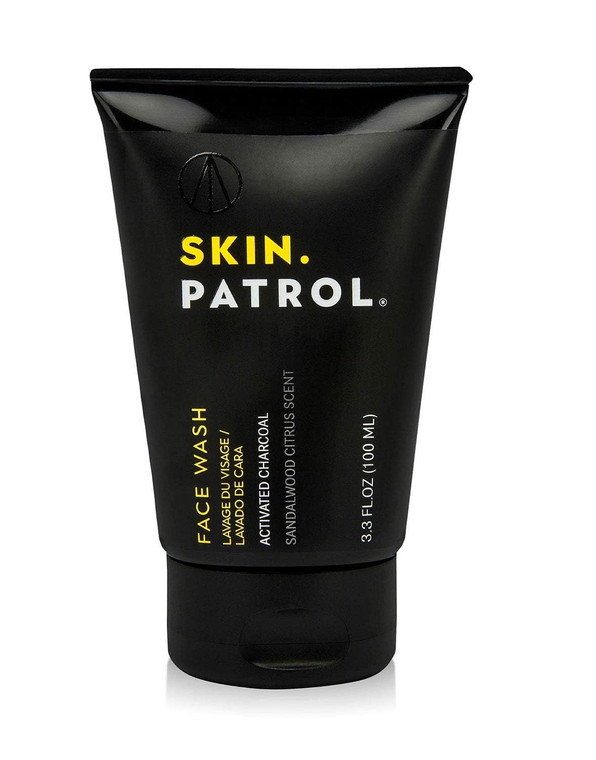 Bump Patrol Skin Patrol Activated Charcoal Face Wash - Sulfate-Free, Paraben-Free