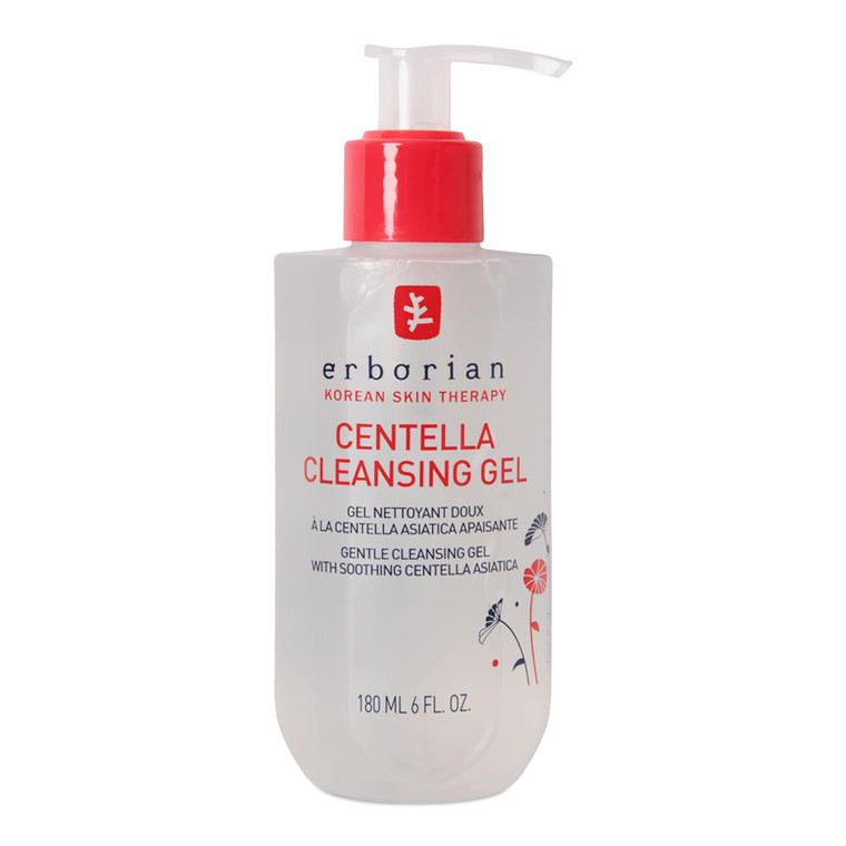 Erborian Centella Cleansing Gel Soothing Face Wash, Calms, Clears Pores, Removes Impurities, Balances & Hydrates Skin, Non?Stripping, Korean Skincare
