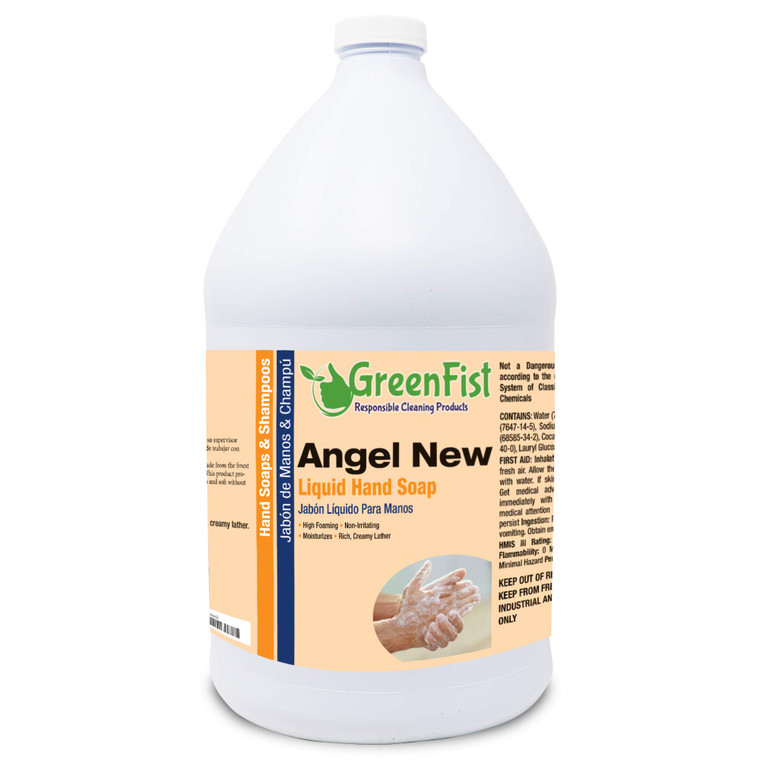 GreenFist Lotionized Hand Soap [ Liquid Gel Refill ] Made in USA, 128 Ounce (1 Gallon) (Citrus)