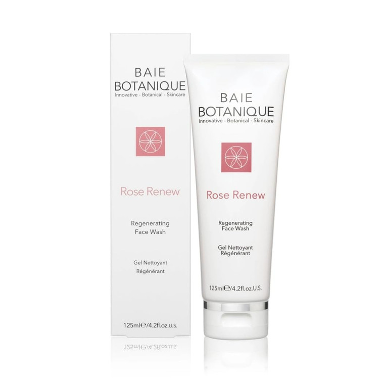 Baie Botanique Hydrating Face Wash  Gentle Cleanser with Rose Water & Aloe Vera  Suitable for Most Skin Types  125ml