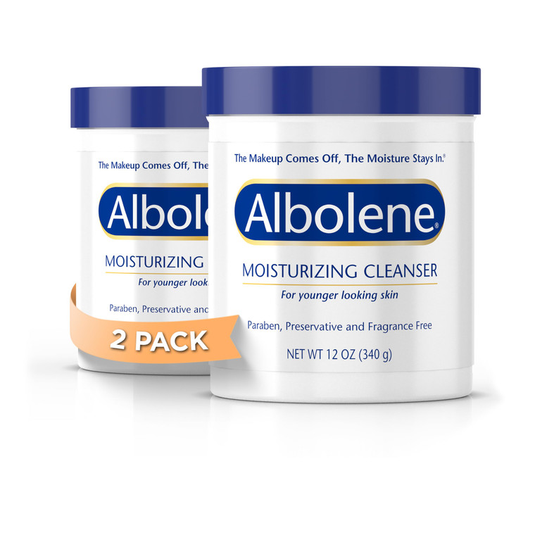 Albolene Moisturizing Cleanser & Makeup Remover Balm - Fragrance-Free Facial Cream for Cleansing & Hydration - Multi-Use Skincare for All Skin Types