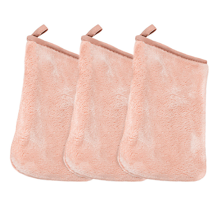 Eurow Reusable Makeup Remover Mitts, Soft Microfiber Face Cloth for All Skin Types, Chemical-Free, Hypoallergenic, Machine Washable, Gentle & Effecti