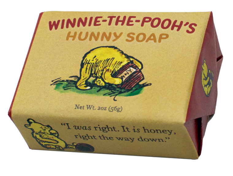 The Unemployed Philosophers Guild Winnie-the-Pooh's Hunny Soap - Made in the USA, 2oz (56g) Travel or Hotel Size Pooh Bear Themed Guest Bar