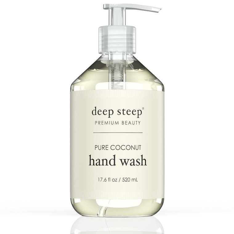 Deep Steep Liquid Hand Wash, 17.6 Ounces (Pure Coconut)