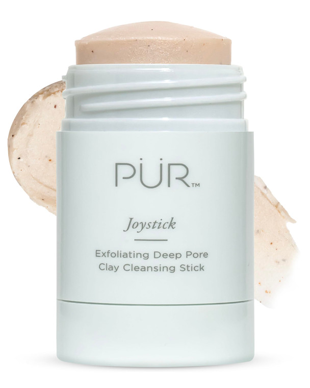 PUR Minerals Face Clay Mask Stick - Exfoliating Deep Cleanser Joystick Clay Mask for Pores & Blackheads - Facial Cleanser Skincare with Moroccan Clay