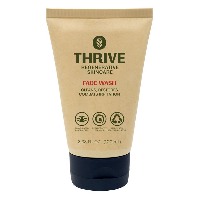 Thrive Natural Care Face Wash Gel - Daily Facial Cleanser - Gently Cleanses Face Without Over Drying - Vegan