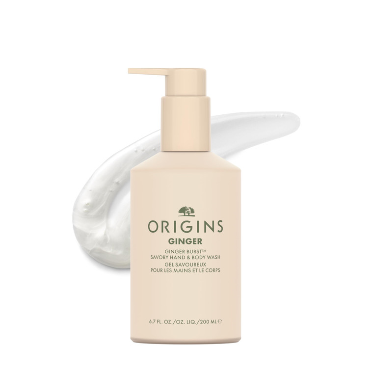 Origins Ginger Burst Savory Hand & Body Wash | Lathers & Cleanses | With Ginger, 6.7 Fl Oz