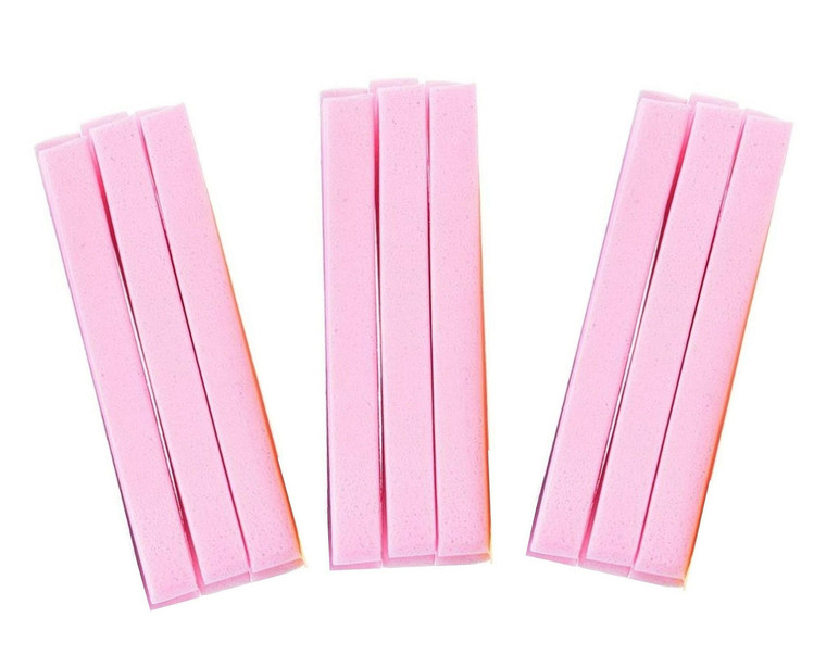 Huini Compressed Salon Spa Facial Cleansing Sponge Sticks, Natural (240 Count) (Pink)