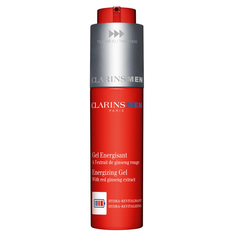 CLARINSMEN Energizing Gel | Cool, Mattifying Gel Moisturizer For Men| Energizes Skin and Locks In Moisture | Mattifies and De-Shines | Invisible, Non