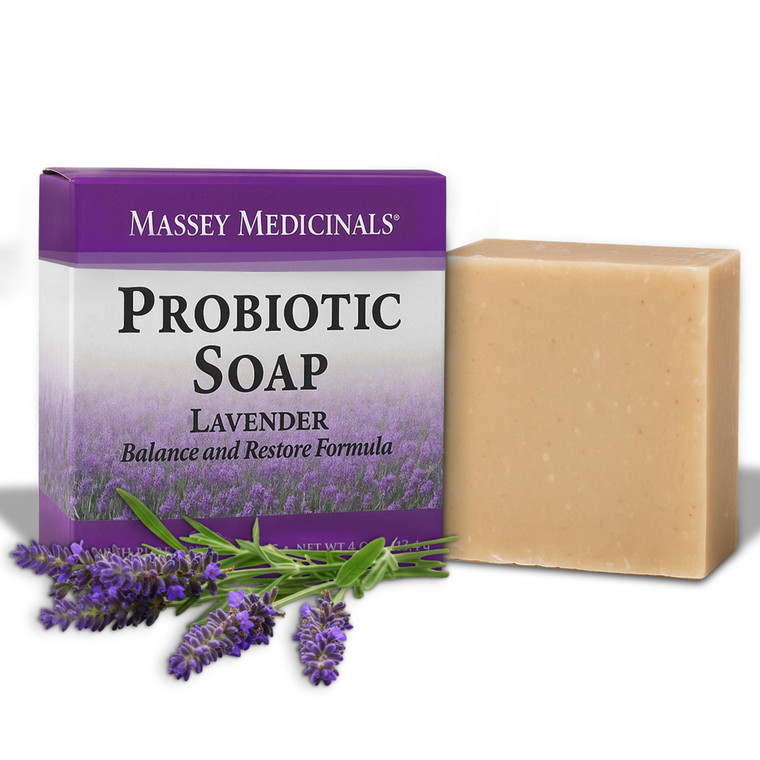 Candida Freedom Massey's Lavender Bliss Probiotic Soap Bar - Ideal Gift for a Spa-Like Experience - Perfect for Men & Women - Elevate Your Daily Wash
